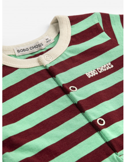 Bobo Choses Striped Playsuit Multi 3