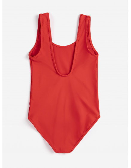 Pixel Daisy Swimsuit Red 5