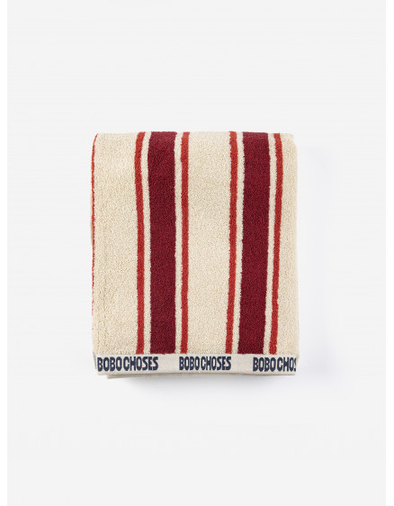 Пляжний рушник Bobo Striped Red 3