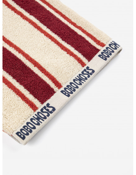 Пляжний рушник Bobo Striped Red 2