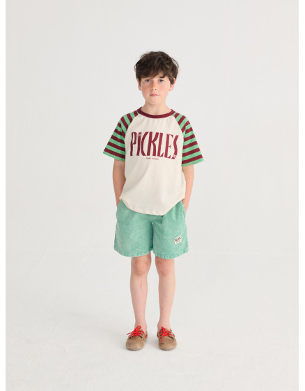 Spicy Pickles Raglan T-shirt Off White 3