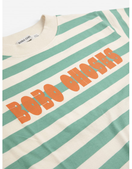 Bobo Choses Modern Striped T-shirt White 5