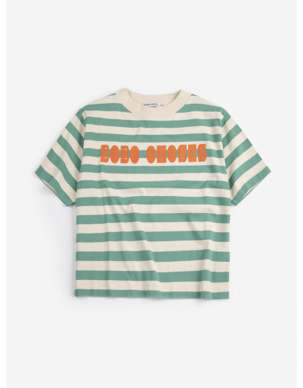 Bobo Choses Modern Striped T-shirt White