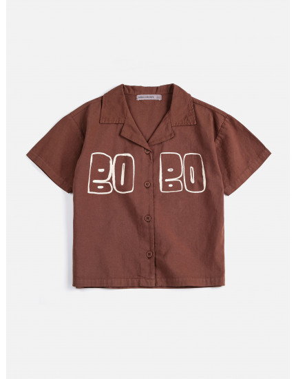 Bobo Choses Thin Woven Shirt Brown 12-13Y