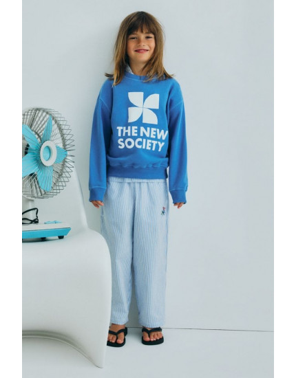 Almond Pant Vista Blue Stripes