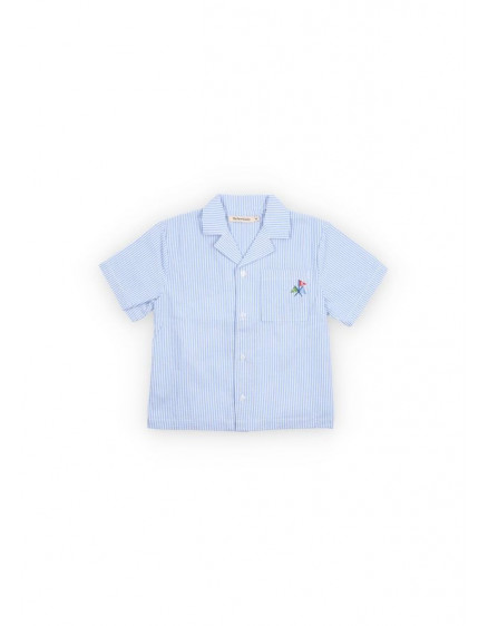 Сорочка Almond Blue Stripes 3