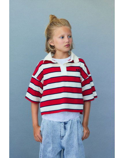 Футболка Acacia Teen Tulip Red Stripes