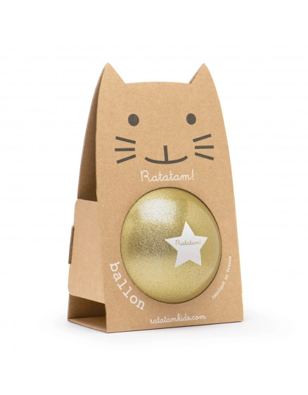 М'яч Glitter Gold Cat 15 см 4