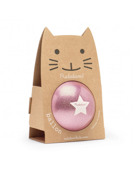 The Glitter Balloon Cat– Pink One Size