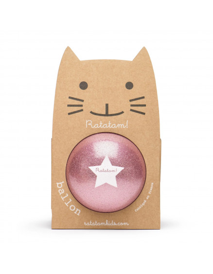 The Glitter Balloon Cat– Pink 4