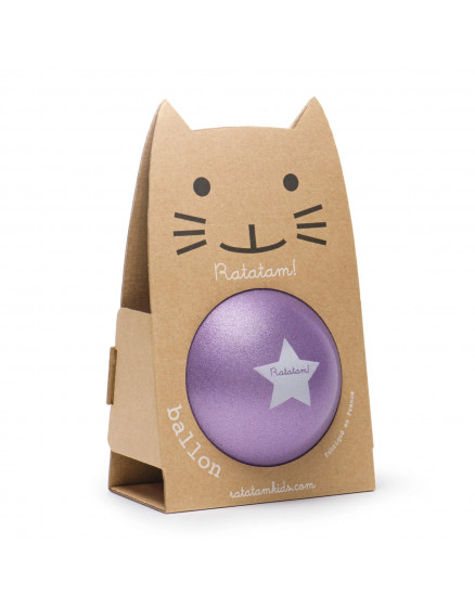 М'яч Glitter Purple Cat 15 см 4