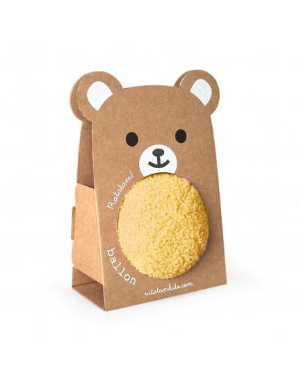 12cm Teddy Bear Ball – Yellow One Size