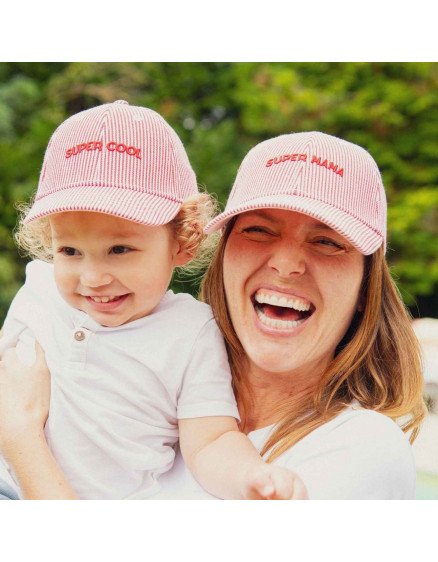 Super Mama Striped Cap Adult 3