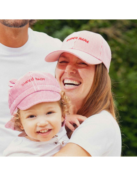 Super Mama Striped Cap Adult 2