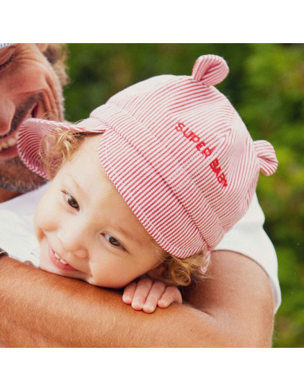 Панама з вушками Red Super Baby 3