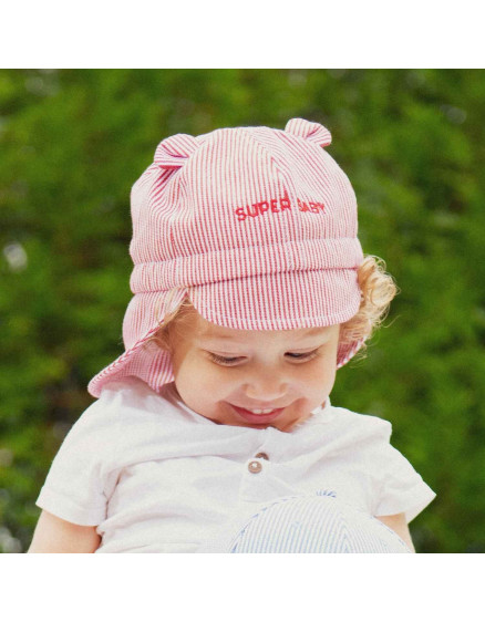 Панама з вушками Red Super Baby 2