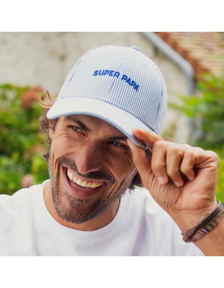 Super Dad Striped Cap Adult 3