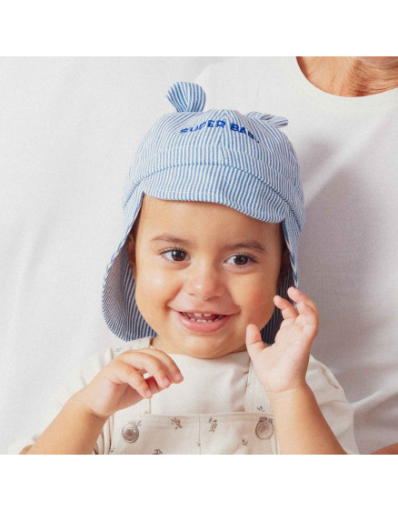 Панама з вушками Super Baby Blue 3