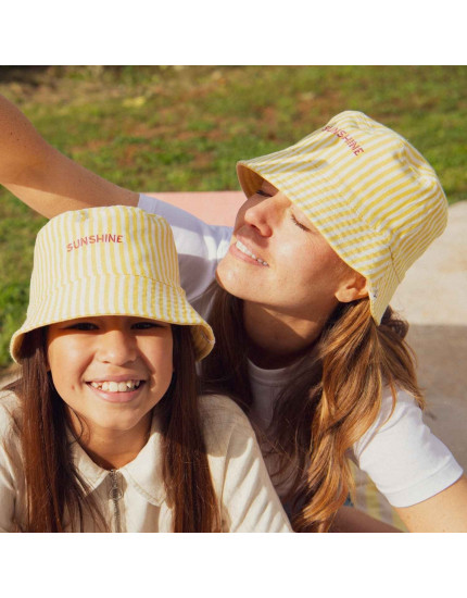 Sunshine Bucket Hat Stripe Child One Size