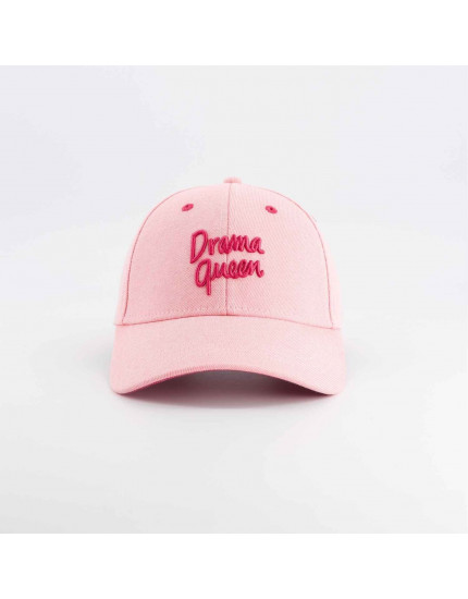 Drama Queen Pink Denim Cap Adult One Size