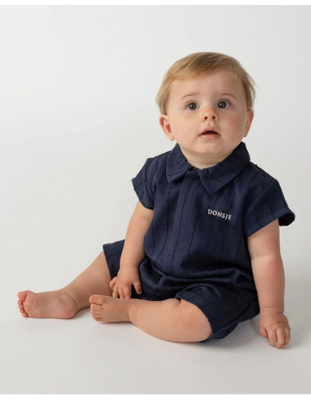 Kajani Playsuit Blue Marine Striped 4