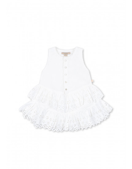 Evelina Dress Bright White