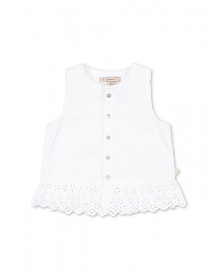 Топ Evelina Bright White