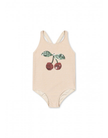Jade Swimsuit Rose Stripe