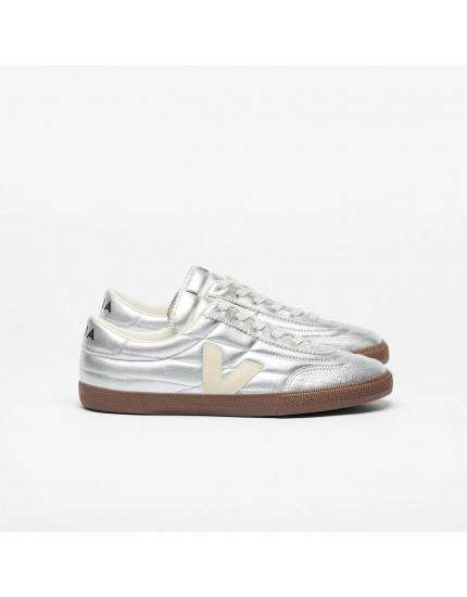 Panenka Leather Silver White  Pierre Bark Sneakers
