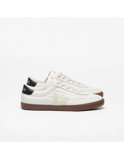 Panenka Leather White Black Bark Sneakers