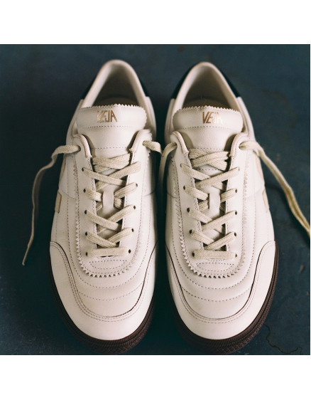 Panenka Leather White Black Bark Sneakers 6