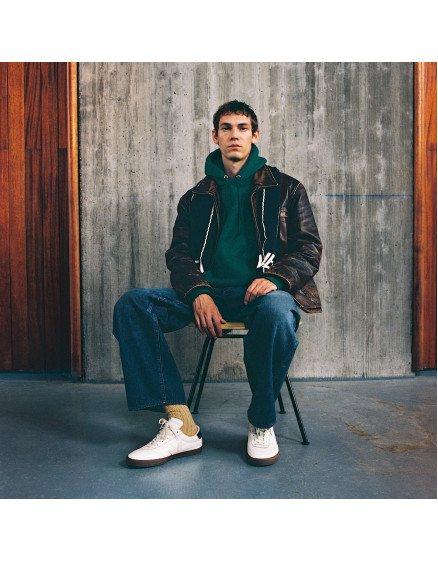 Panenka Leather White Black Bark Sneakers 5