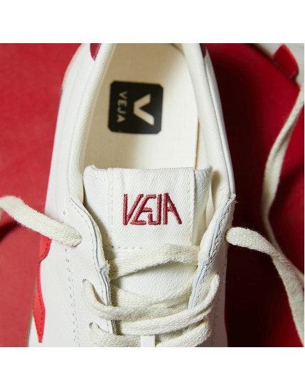 Volley Leather White Pekin Bark Sneakers 7