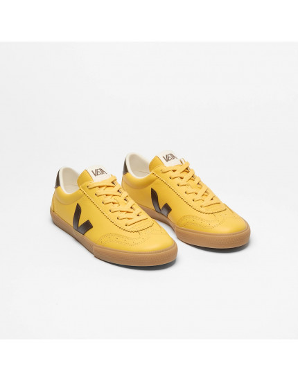 Volley Leather Sunshine Eagle Natural Sneakers