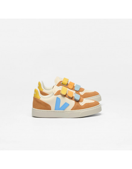 V-10 Leather Cashew Aqua Umber 2