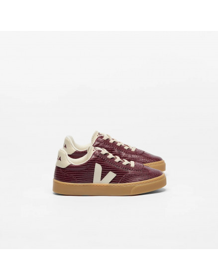 Volley Elastic Laces Leather Amarante Pierre Natural 2