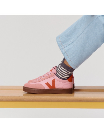 Volley Elastic Laces Leather Guimauve Pekin Bark 4