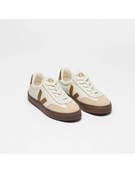 Volley Elastic Laces Leather White Almond Bark