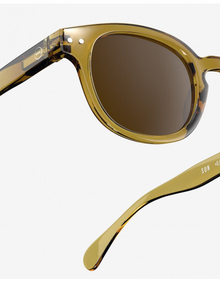 Sunglasses #C Golden Green 3