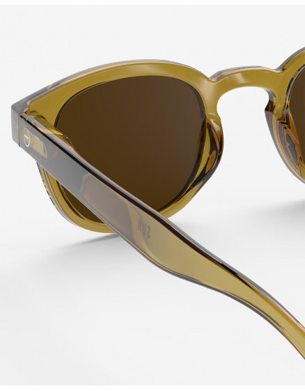 Sunglasses #C Golden Green 4
