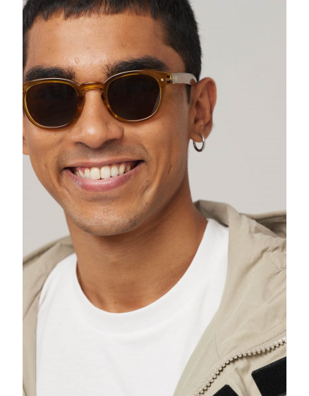 Sunglasses #C Golden Green 6