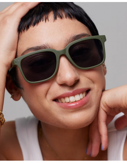 Sunglasses #L Khaki Green 4