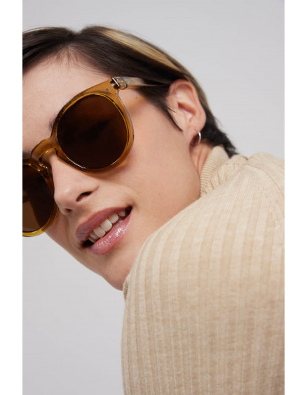 Sunglasses #M Golden Green 4