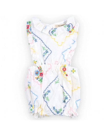Jacinthe Baby Romper Multicolor Embroidery