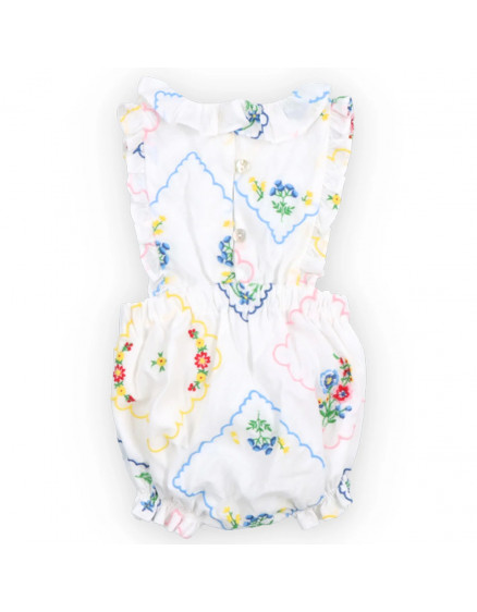 Jacinthe Baby Romper Multicolor Embroidery 2