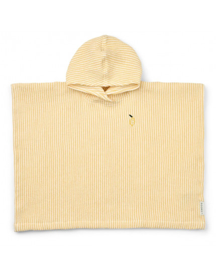 Paco Poncho Embroidery Lemon Yellow