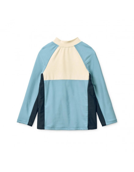 Oluf Swim Tee Beach Blue 2