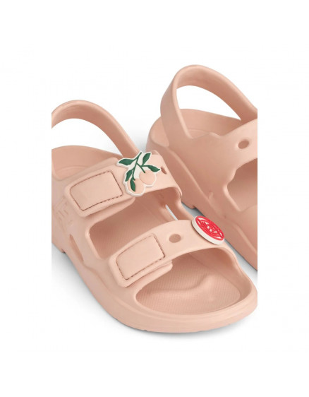 Lilo Sandals with Charms Sorbet Rose 3