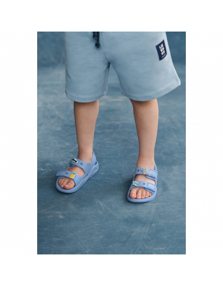 Lilo Sandals with Charms Beach Blue 6