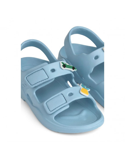 Lilo Sandals with Charms Beach Blue 4